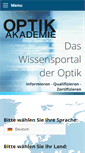 Mobile Screenshot of optik-akademie.com